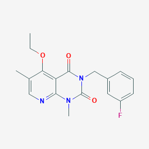5-ethoxy-3-(3-fluorobenzyl)-1,6-dimethylpyrido[2,3-d]pyrimidine-2,4(1H,3H)-dione