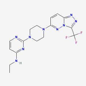 N-ethyl-2-{4-[3-(trifluoromethyl)-[1,2,4]triazolo[4,3-b]pyridazin-6-yl]piperazin-1-yl}pyrimidin-4-amine