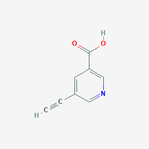 molecular formula C8H5NO2 B2691006 5-Ethynylpyridine-3-carboxylic acid CAS No. 1211533-87-7