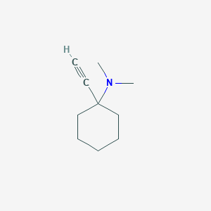molecular formula C10H17N B2691048 1-ethynyl-N,N-dimethylcyclohexan-1-amine CAS No. 90977-41-6