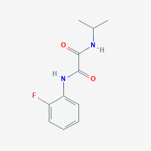 molecular formula C11H13FN2O2 B2691060 N1-(2-fluorophenyl)-N2-isopropyloxalamide CAS No. 346445-55-4