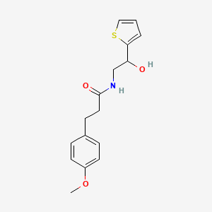 N-(2-hydroxy-2-(thiophen-2-yl)ethyl)-3-(4-methoxyphenyl)propanamide