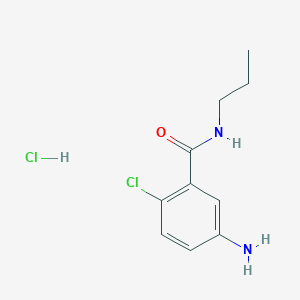 5-Amino-2-chloro-N-propylbenzamide hydrochloride