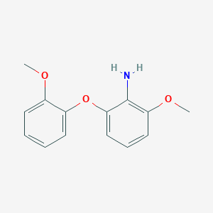 2-Methoxy-6-(2-methoxyphenoxy)aniline