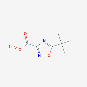 molecular formula C7H9LiN2O3 B2691157 Lithium 5-tert-butyl-1,2,4-oxadiazole-3-carboxylate CAS No. 2126162-44-3