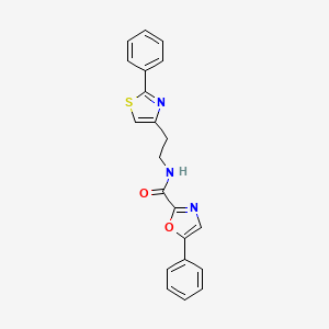5-phenyl-N-(2-(2-phenylthiazol-4-yl)ethyl)oxazole-2-carboxamide