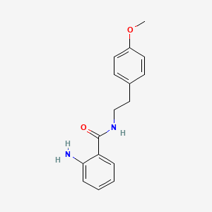 molecular formula C16H18N2O2 B2691162 2-amino-N-[2-(4-methoxyphenyl)ethyl]benzamide CAS No. 565171-47-3