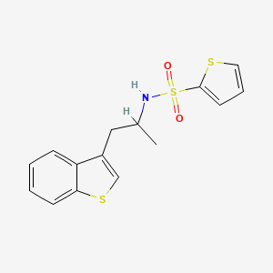 N-(1-(benzo[b]thiophen-3-yl)propan-2-yl)thiophene-2-sulfonamide