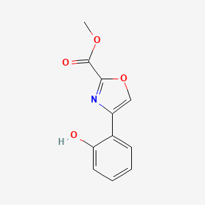 Methyl 4-(2-hydroxyphenyl)-1,3-oxazole-2-carboxylate