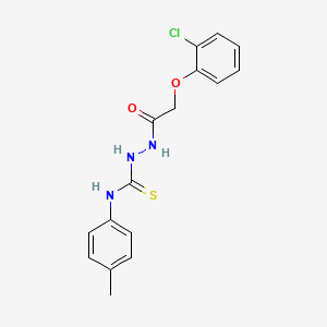 1-(2-(2-Chlorophenoxy)acetyl)-4-(4-methylphenyl)thiosemicarbazide