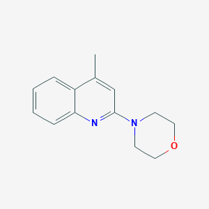 molecular formula C14H16N2O B2691208 4-甲基-2-吗啉基喹啉 CAS No. 79140-31-1