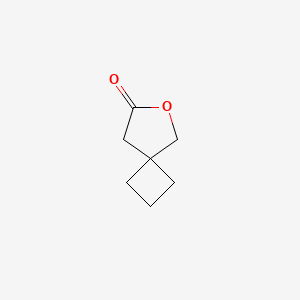 molecular formula C7H10O2 B2691218 6-Oxaspiro[3.4]octan-7-one CAS No. 441774-26-1