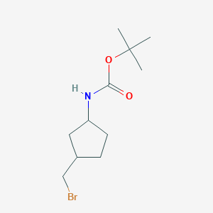 tert-Butyl (3-(bromomethyl)cyclopentyl)carbamate
