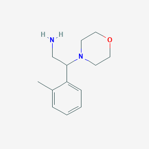 molecular formula C13H20N2O B2691273 2-(2-甲基苯基)-2-吗啉-4-基乙胺 CAS No. 928000-32-2