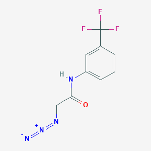 molecular formula C9H7F3N4O B2691304 2-azido-N-[3-(trifluoromethyl)phenyl]acetamide CAS No. 847149-82-0