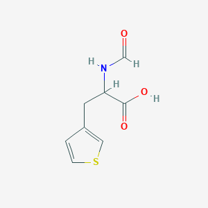 B2691366 2-Formamido-3-thiophen-3-ylpropanoic acid CAS No. 811860-66-9