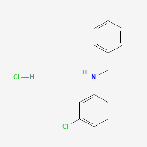 molecular formula C13H13Cl2N B2691373 N-benzyl-3-chloroaniline hydrochloride CAS No. 93445-15-9