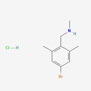 molecular formula C10H15BrClN B2691426 [(4-Bromo-2,6-dimethylphenyl)methyl](methyl)amine hydrochloride CAS No. 2248345-98-2