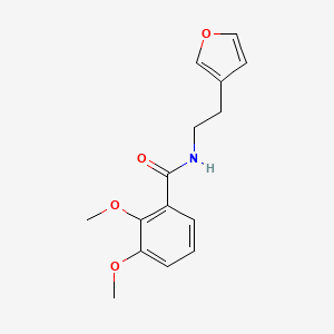 molecular formula C15H17NO4 B2691462 N-[2-(Furan-3-YL)ethyl]-2,3-dimethoxybenzamide CAS No. 1428363-74-9