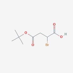 molecular formula C8H13BrO4 B2691475 2-Bromo-4-(tert-butoxy)-4-oxobutanoic acid CAS No. 914224-26-3
