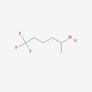 molecular formula C6H11F3O B2691484 6,6,6-Trifluorohexan-2-ol CAS No. 1535364-59-0