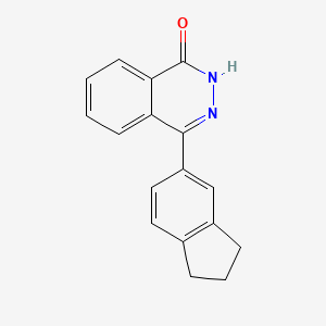 4-(2,3-dihydro-1H-inden-5-yl)-2H-phthalazin-1-one