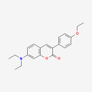 7-(Diethylamino)-3-(4-ethoxyphenyl)chromen-2-one
