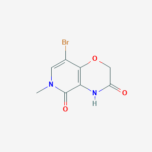 molecular formula C8H7BrN2O3 B2691546 8-bromo-6-methyl-4H-pyrido[4,3-b][1,4]oxazine-3,5-dione CAS No. 1706753-22-1