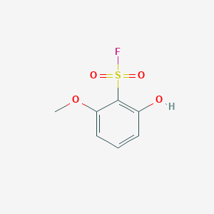 molecular formula C7H7FO4S B2691557 2-Hydroxy-6-methoxybenzene-1-sulfonyl fluoride CAS No. 2138114-52-8