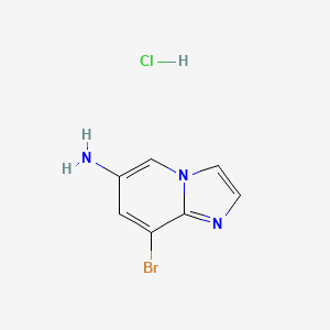8-Bromo-imidazo[1,2-A]pyridin-6-ylamine hydrochloride