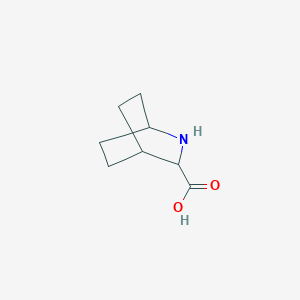 molecular formula C8H13NO2 B2691561 2-Azabicyclo[2.2.2]octane-3-carboxylic acid CAS No. 90103-87-0