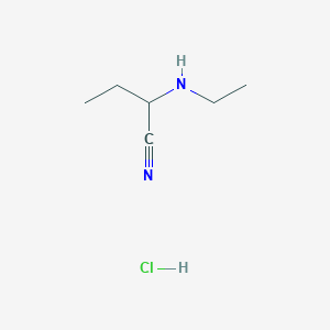 2-(Ethylamino)butanenitrile hydrochloride