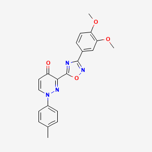 1-[4-(butyrylamino)benzoyl]-N-cycloheptylpiperidine-3-carboxamide