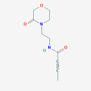 N-[2-(3-Oxomorpholin-4-yl)ethyl]but-2-ynamide