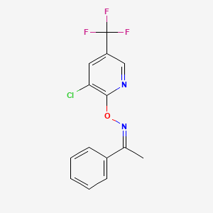 (Z)-{[3-chloro-5-(trifluoromethyl)pyridin-2-yl]oxy}(1-phenylethylidene)amine
