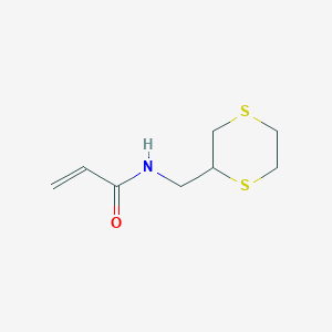 N-(1,4-Dithian-2-ylmethyl)prop-2-enamide