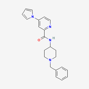 N-(1-benzylpiperidin-4-yl)-4-(1H-pyrrol-1-yl)picolinamide