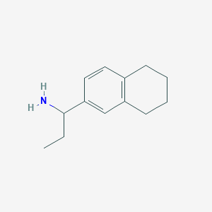 1-(5,6,7,8-Tetrahydro-naphthalen-2-yl)-propylamine
