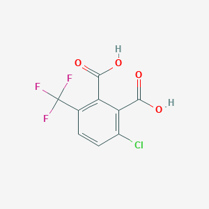 3-chloro-6-(trifluoromethyl)phthalic Acid