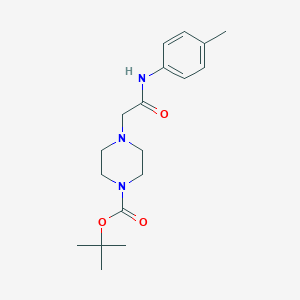 tert-Butyl 4-{[(4-methylphenyl)carbamoyl]methyl}piperazine-1-carboxylate