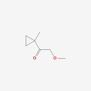 molecular formula C7H12O2 B2691924 2-Methoxy-1-(1-methylcyclopropyl)ethan-1-one CAS No. 1507500-71-1