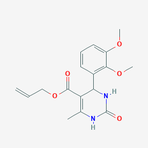 molecular formula C17H20N2O5 B2691927 Prop-2-en-1-yl 4-(2,3-dimethoxyphenyl)-6-methyl-2-oxo-1,2,3,4-tetrahydropyrimidine-5-carboxylate CAS No. 329066-21-9