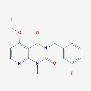5-ethoxy-3-(3-fluorobenzyl)-1-methylpyrido[2,3-d]pyrimidine-2,4(1H,3H)-dione