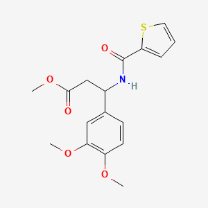 Methyl 3-(3,4-dimethoxyphenyl)-3-[(2-thienylcarbonyl)amino]propanoate