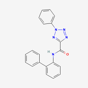 molecular formula C20H15N5O B2691963 N-([1,1'-biphenyl]-2-yl)-2-phenyl-2H-tetrazole-5-carboxamide CAS No. 1396877-69-2