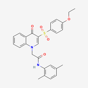 N-(2,5-dimethylphenyl)-2-(3-((4-ethoxyphenyl)sulfonyl)-4-oxoquinolin-1(4H)-yl)acetamide