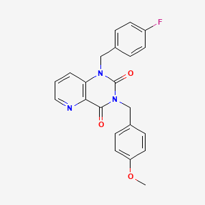 1-(4-fluorobenzyl)-3-(4-methoxybenzyl)pyrido[3,2-d]pyrimidine-2,4(1H,3H)-dione