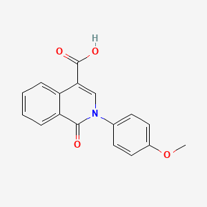 2-(4-Methoxyphenyl)-1-oxo-1,2-dihydroisoquinoline-4-carboxylic acid