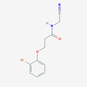 B2692041 3-(2-bromophenoxy)-N-(cyanomethyl)propanamide CAS No. 2094752-70-0