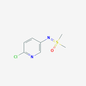(6-Chloropyridin-3-yl)imino-dimethyl-oxo-lambda6-sulfane